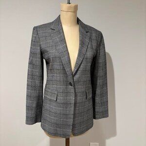 Nordstrom Notch Collar Plaid Blazer